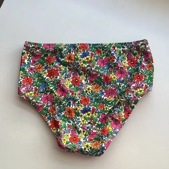 J Crew Girls Bikini Bottom Size 12 Floral - Picture 2 of 4